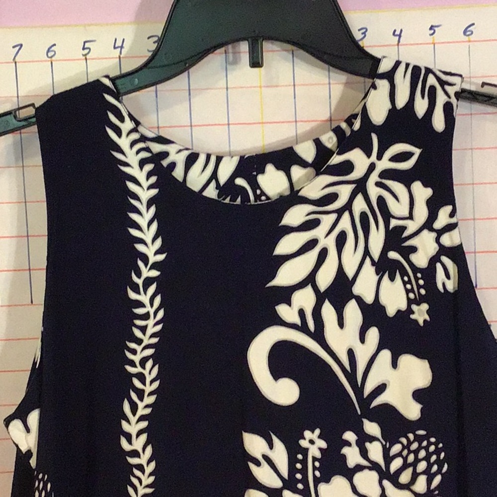 KOKO KNOT - women’s mini dress sz S dark blue & wht - Picture 2 of 5